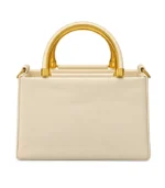 Beige Women's Premium PU Sling Bag for Ladies – Back View