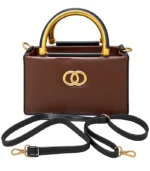 Women's Premium PU Sling Bag for Ladies | Dark Brown Crossbody Handbag